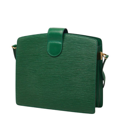 Louis Vuitton Epi Capuchin Crossbody Shoulder Bag Borneo Green Leather — view 2