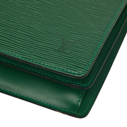 Louis Vuitton Epi Capuchin Crossbody Shoulder Bag Borneo Green Leather — view 6