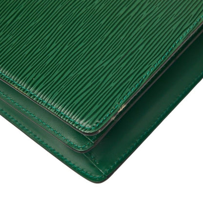 Louis Vuitton Epi Capuchin Crossbody Shoulder Bag Borneo Green Leather — view 8