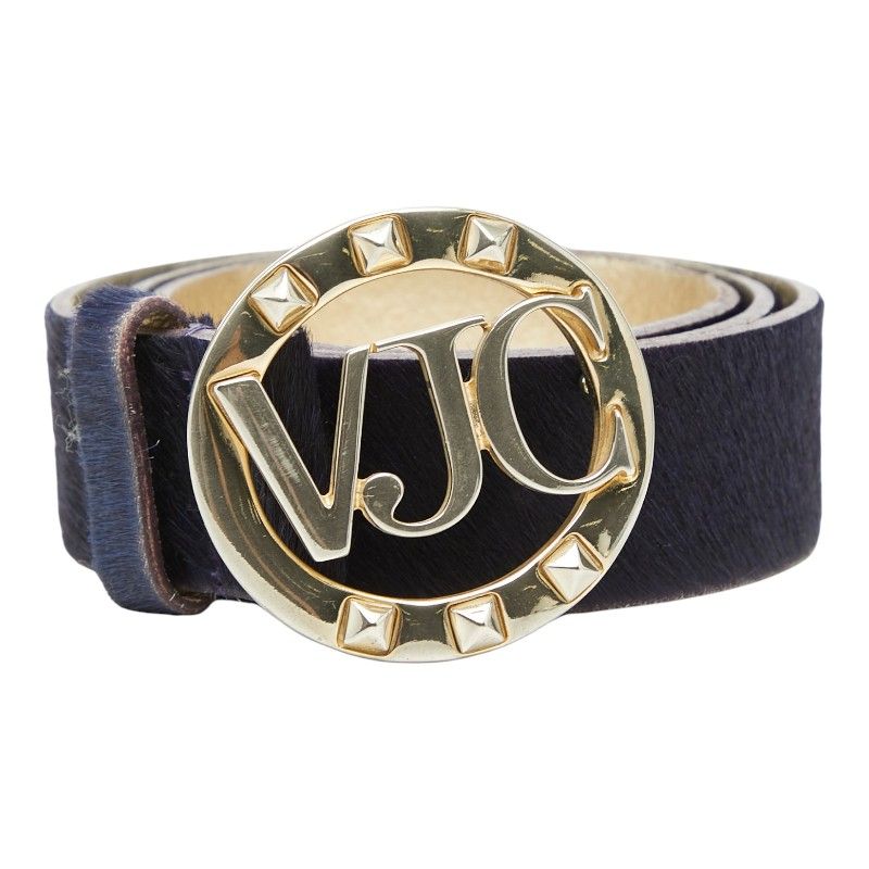 Versace 80 Purple Calf Hair 1- Belt