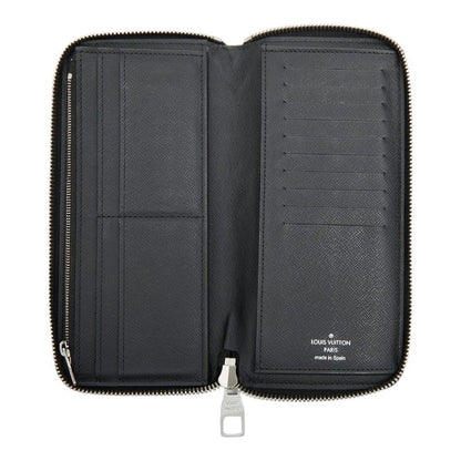 Louis Vuitton Damier Graphite Stickers Zippy Wallet Vertical Zip Around Black — view 8