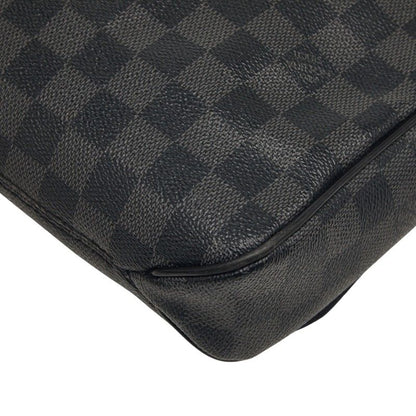 Louis Vuitton Damier Graphite District PM Crossbody Shoulder Bag Black Leather — view 7