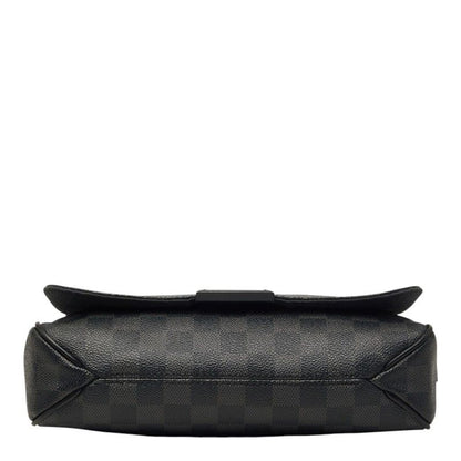 Louis Vuitton Damier Graphite District PM Crossbody Shoulder Bag Black Leather — view 3