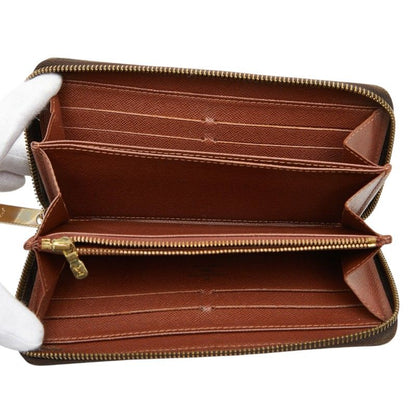 Louis Vuitton Monogram Zippy Wallet Zip Around Brown — view 7
