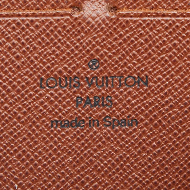 Louis Vuitton Monogram Zippy Wallet Zip Around Brown — view 8