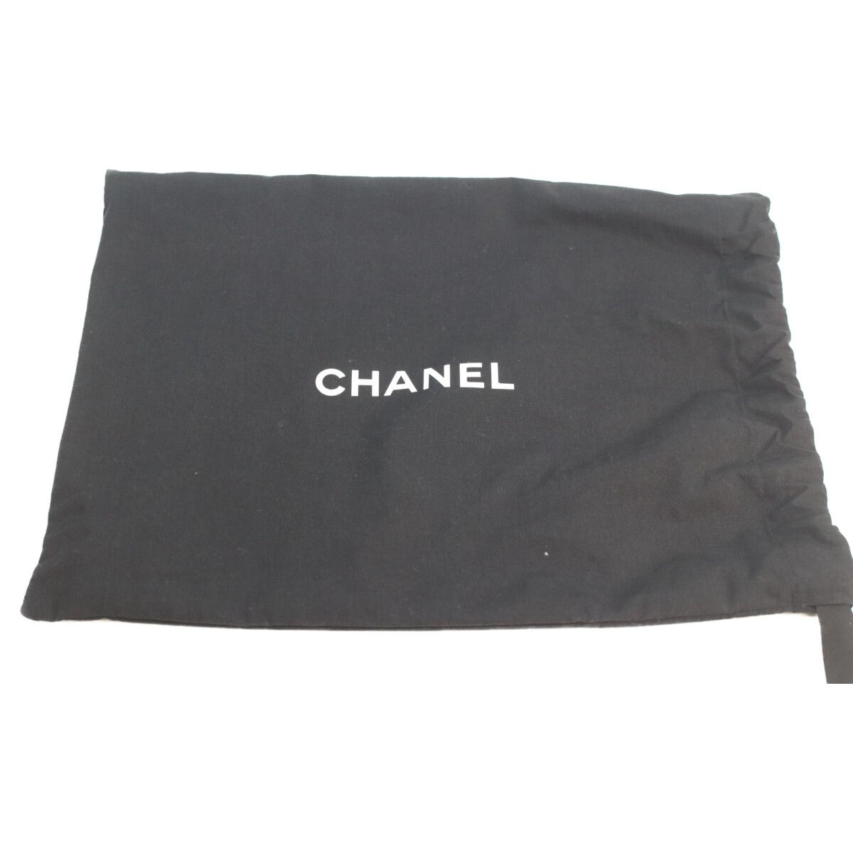 Chanel Black Shiny Calf 22 Mini Pearl Chain Shoulder Bag — view 9