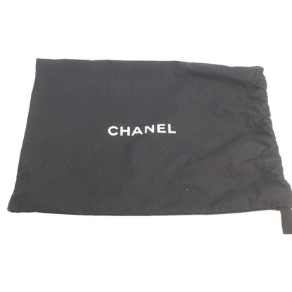 Chanel Black Shiny Calf 22 Mini Pearl Chain Shoulder Bag — view 9