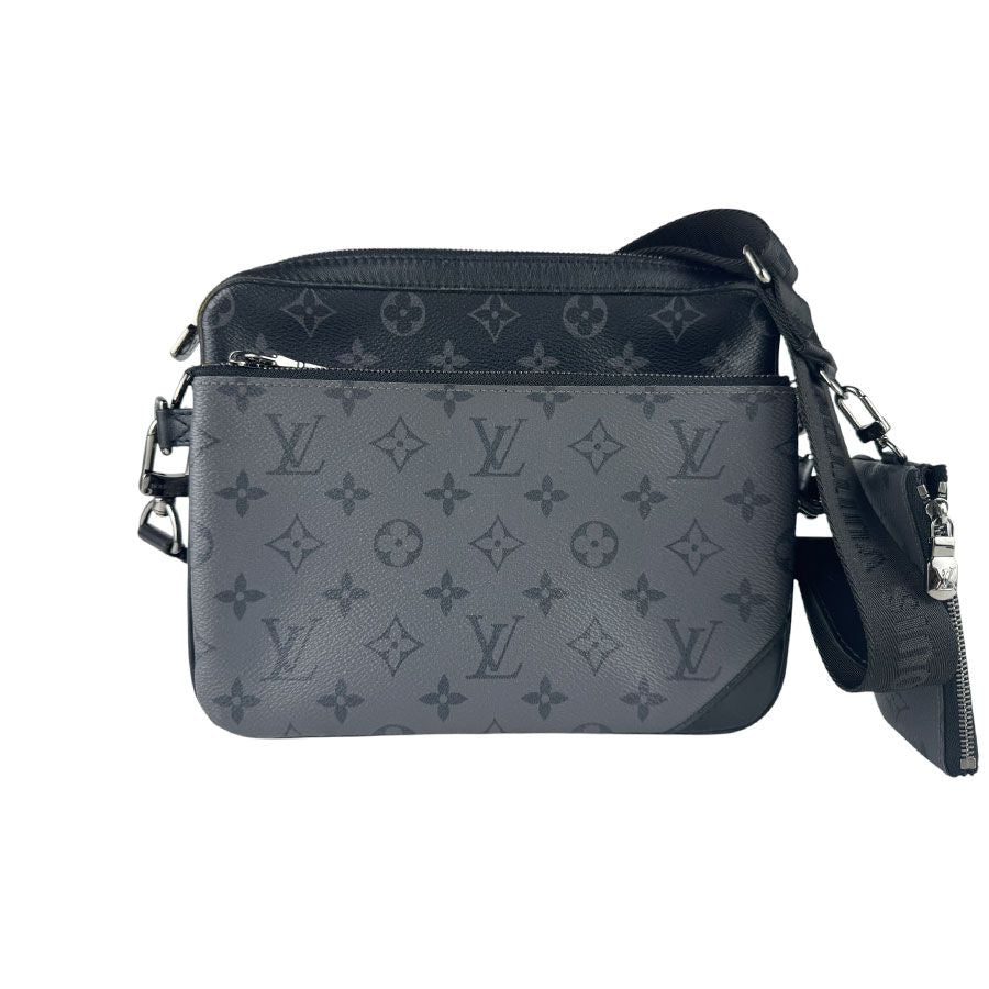 Louis Vuitton Shoulder Bag Monogram Eclipse Trio Messenger