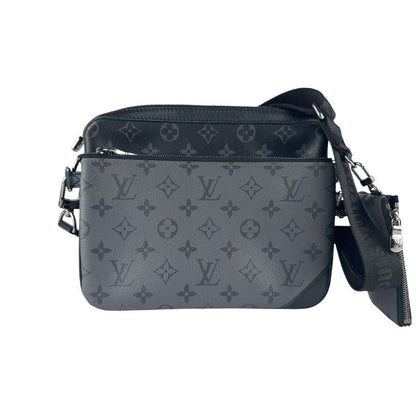 Louis Vuitton Shoulder Bag Monogram Eclipse Trio Messenger
