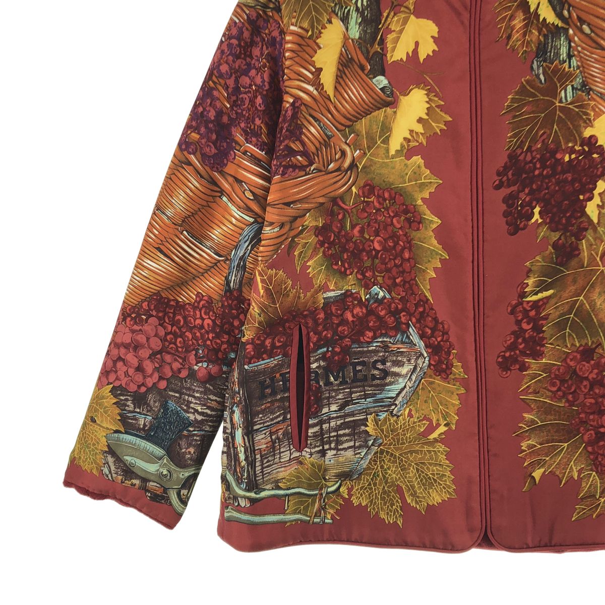 Hermes Martin Margiela Era Vendanges Grape Harvest Reversible Jacket SM Bordeaux — view 3