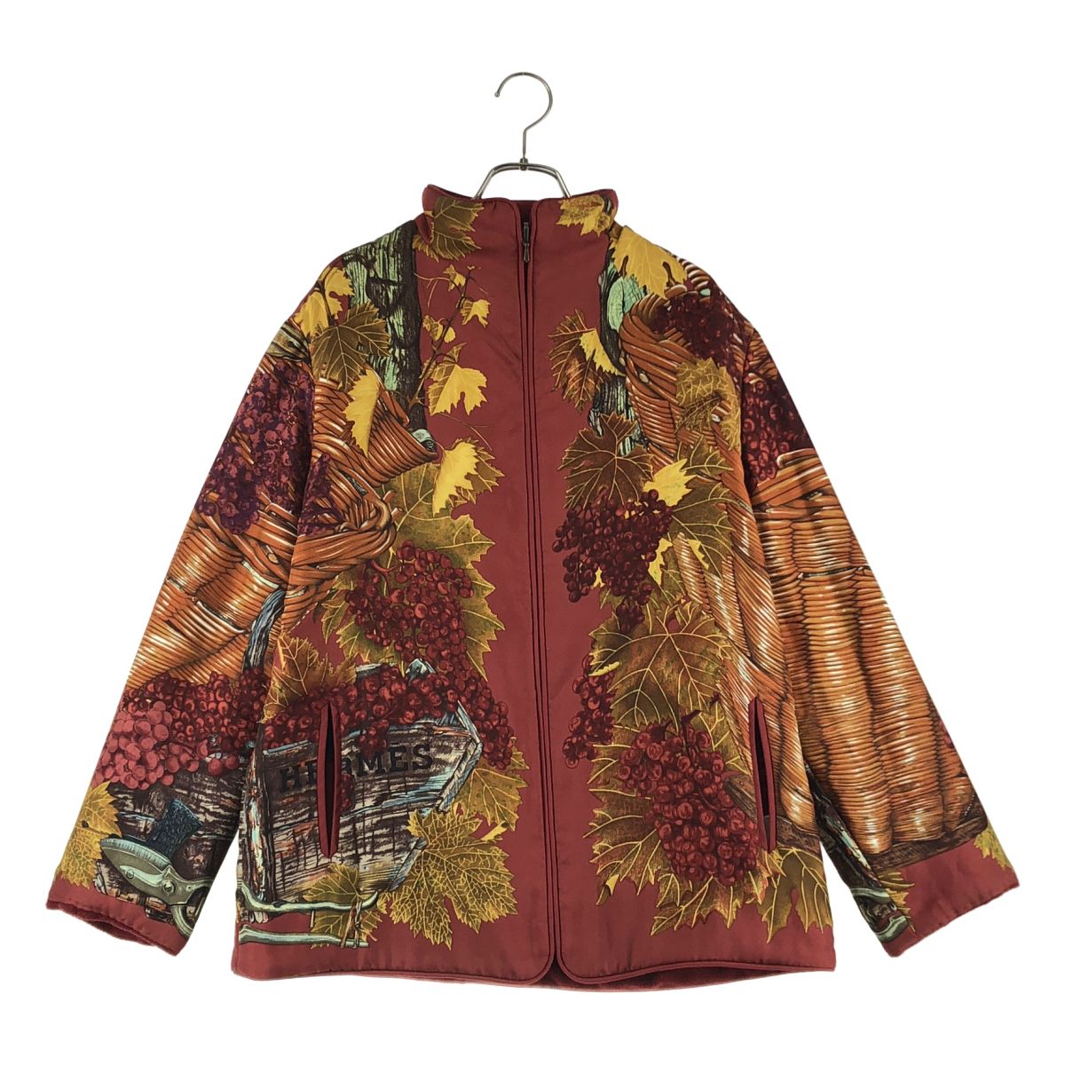 Hermes Martin Margiela Era Vendanges Grape Harvest Reversible Jacket SM Bordeaux
