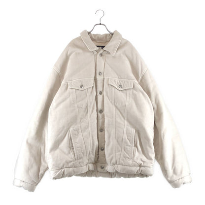 Balenciaga Padding Denim Jacket 44 White