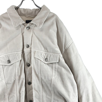 Balenciaga Padding Denim Jacket 44 White — view 2