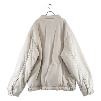 Balenciaga Padding Denim Jacket 44 White — view 5