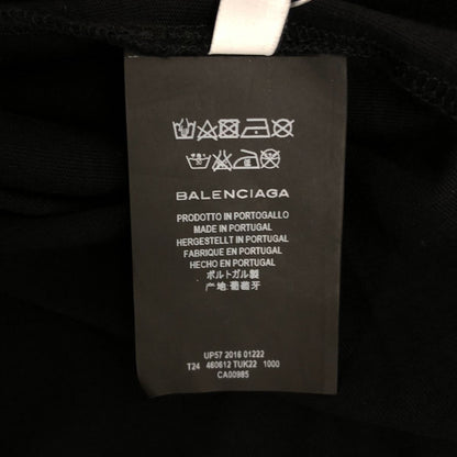 Balenciaga Paris Graphic Print T-Shirt XL Black — view 7