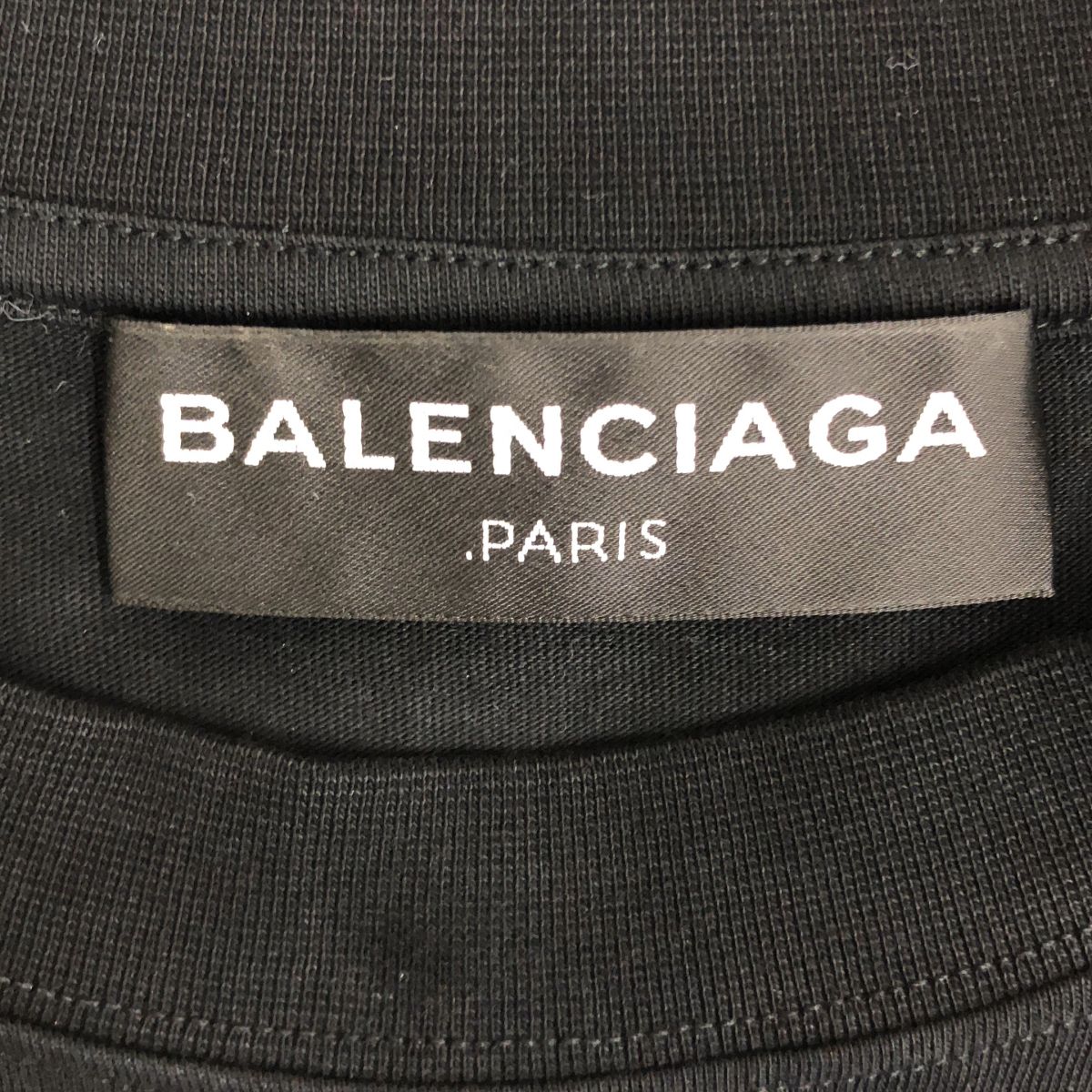 Balenciaga Paris Graphic Print T-Shirt XL Black — view 5