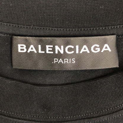Balenciaga Paris Graphic Print T-Shirt XL Black — view 5