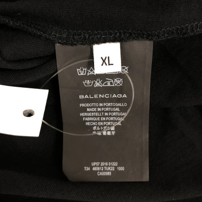 Balenciaga Paris Graphic Print T-Shirt XL Black — view 6