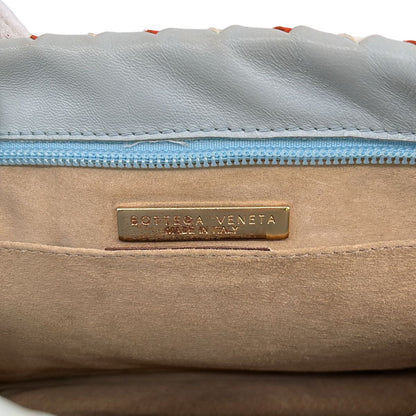 Bottega Veneta Intrecciato Shoulder Bag Sky Blue Orange — view 7