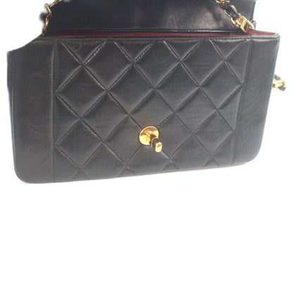 Chanel Black Quilted Lambskin Gold Diana 22 Shoulder Bag — view 9