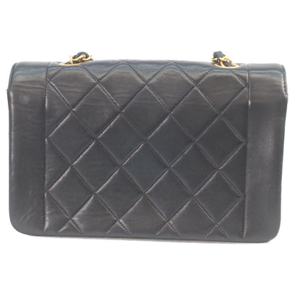 Chanel Black Quilted Lambskin Gold Diana 22 Shoulder Bag — view 3