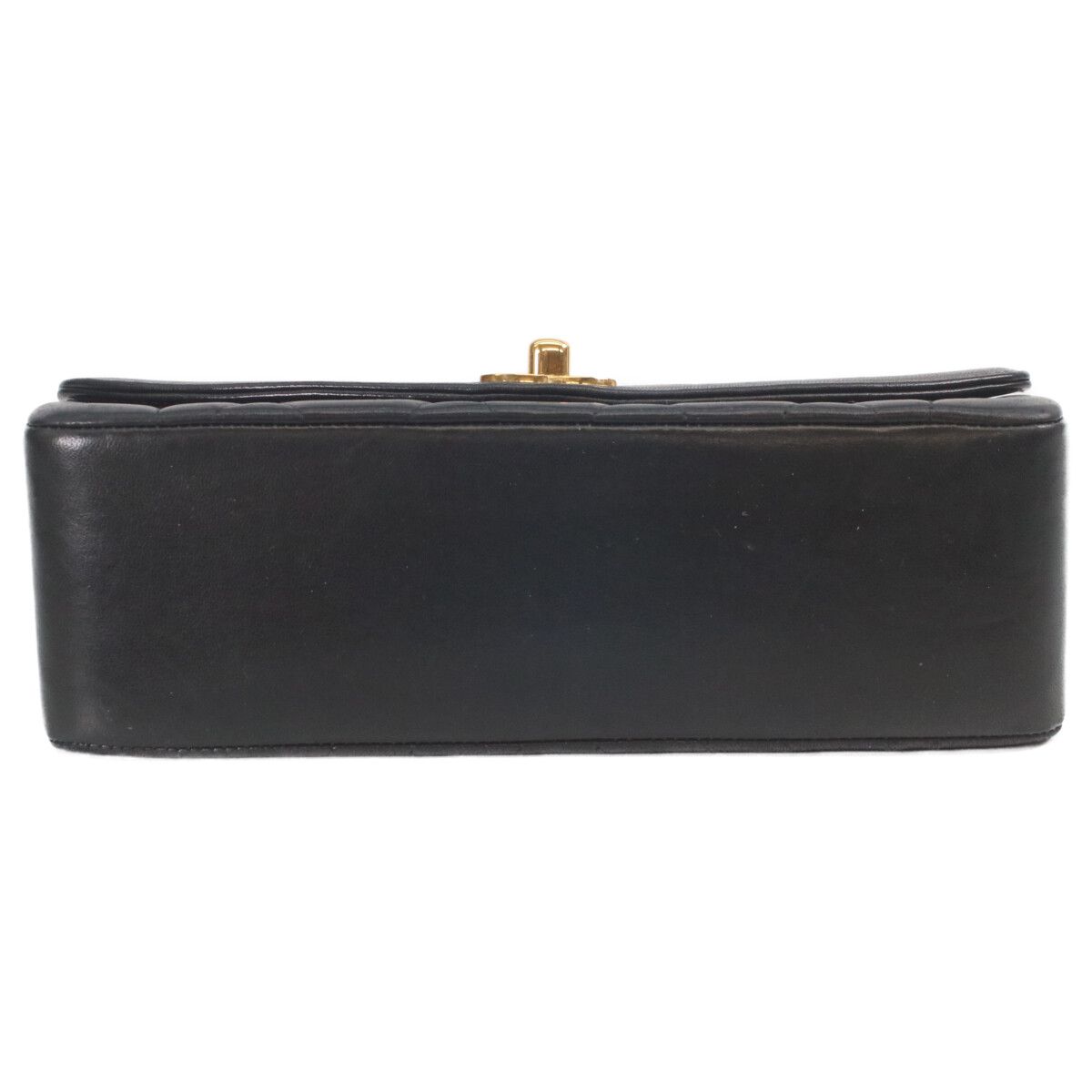 Chanel Black Quilted Lambskin Gold Diana 22 Shoulder Bag — view 5