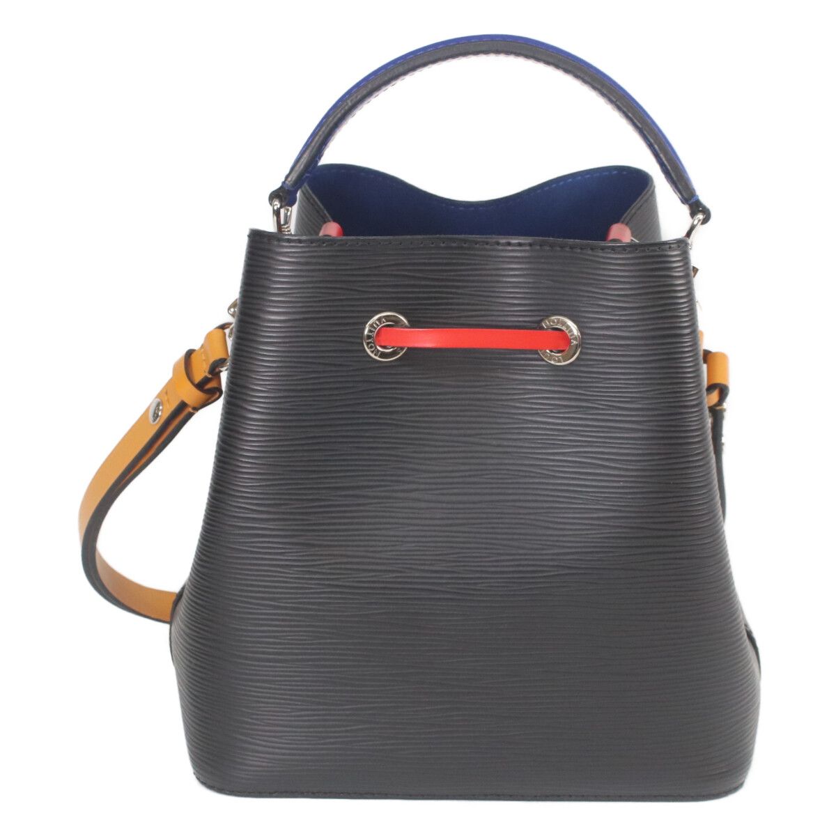 Louis Vuitton Epi Noir Saffron Neo Noe Bucket Bag — view 3