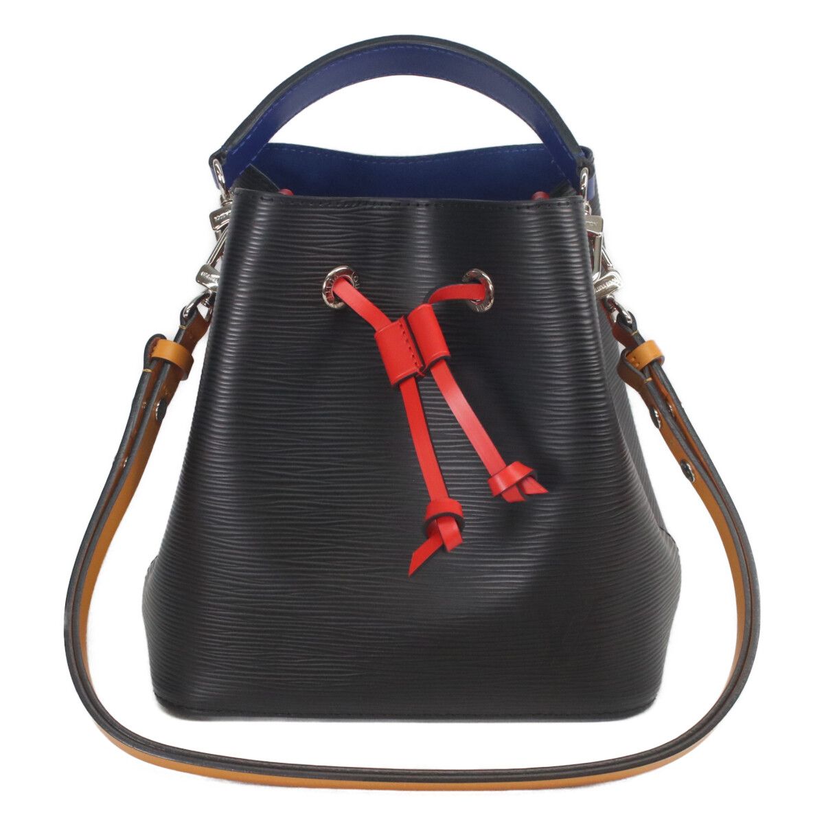 Louis Vuitton Epi Noir Saffron Neo Noe Bucket Bag