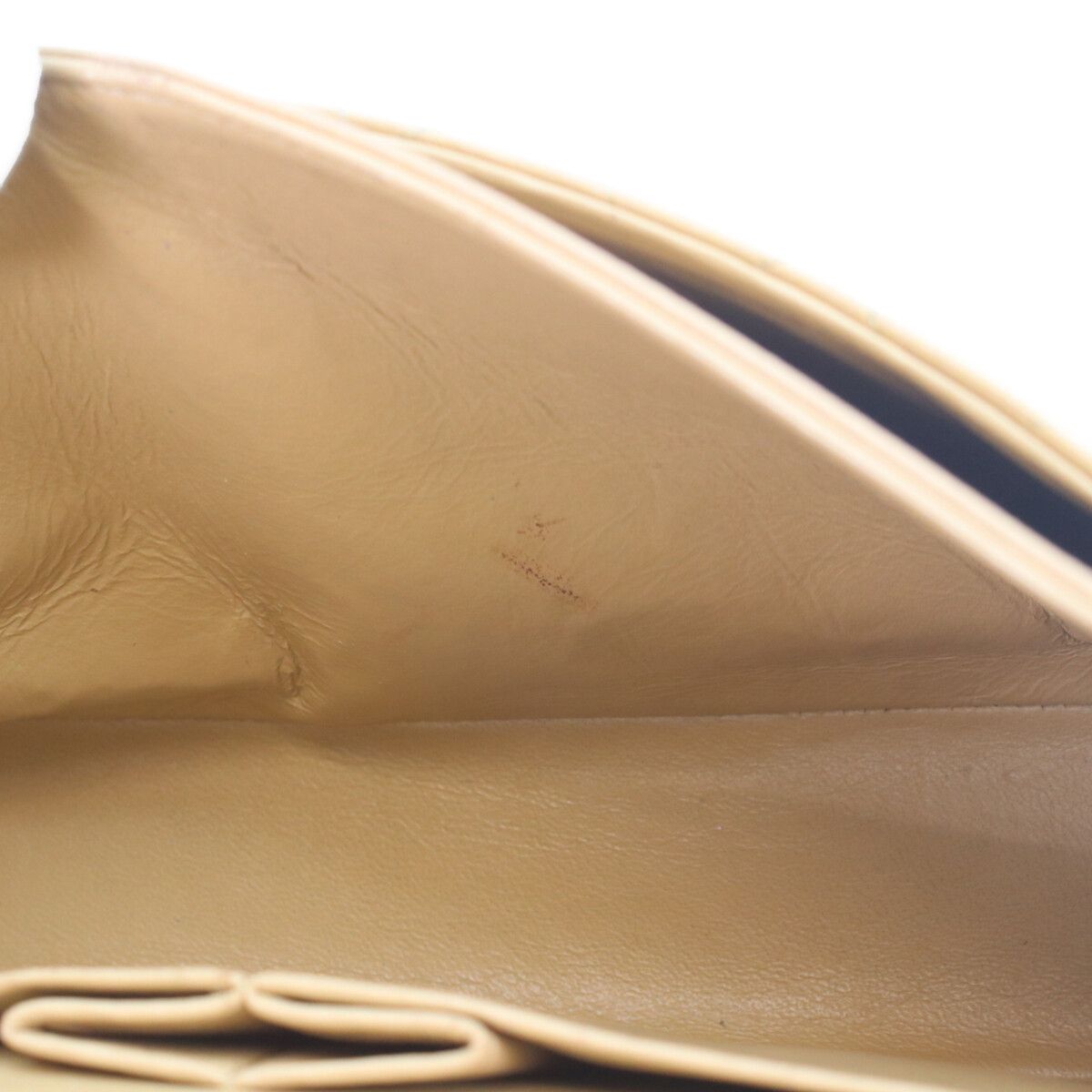 Chanel Beige Caviar Silver Quilted 25 Shoulder Bag — view 9