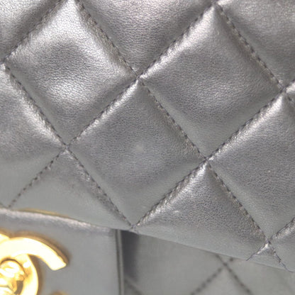 Chanel Black Lamb Gold Quilted 25 Shoulder Bag — view 7