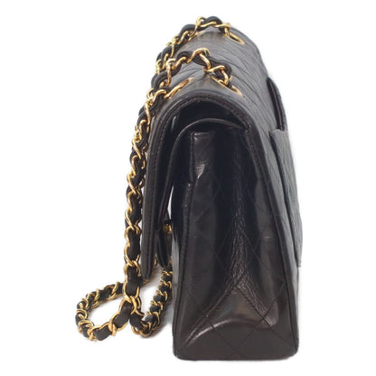 Chanel Black Lamb Gold Quilted 25 Shoulder Bag — view 2