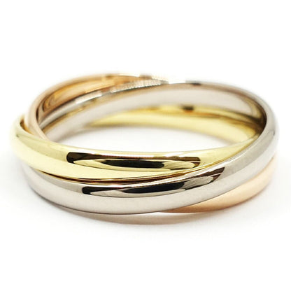 Cartier 18k Yellow Gold WG PG Trinity SM Ring — view 3