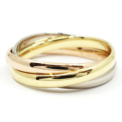 Cartier 18k Yellow Gold WG PG Trinity SM Ring — view 2