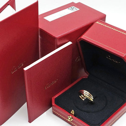 Cartier 18k Yellow Gold WG PG Trinity SM Ring — view 6