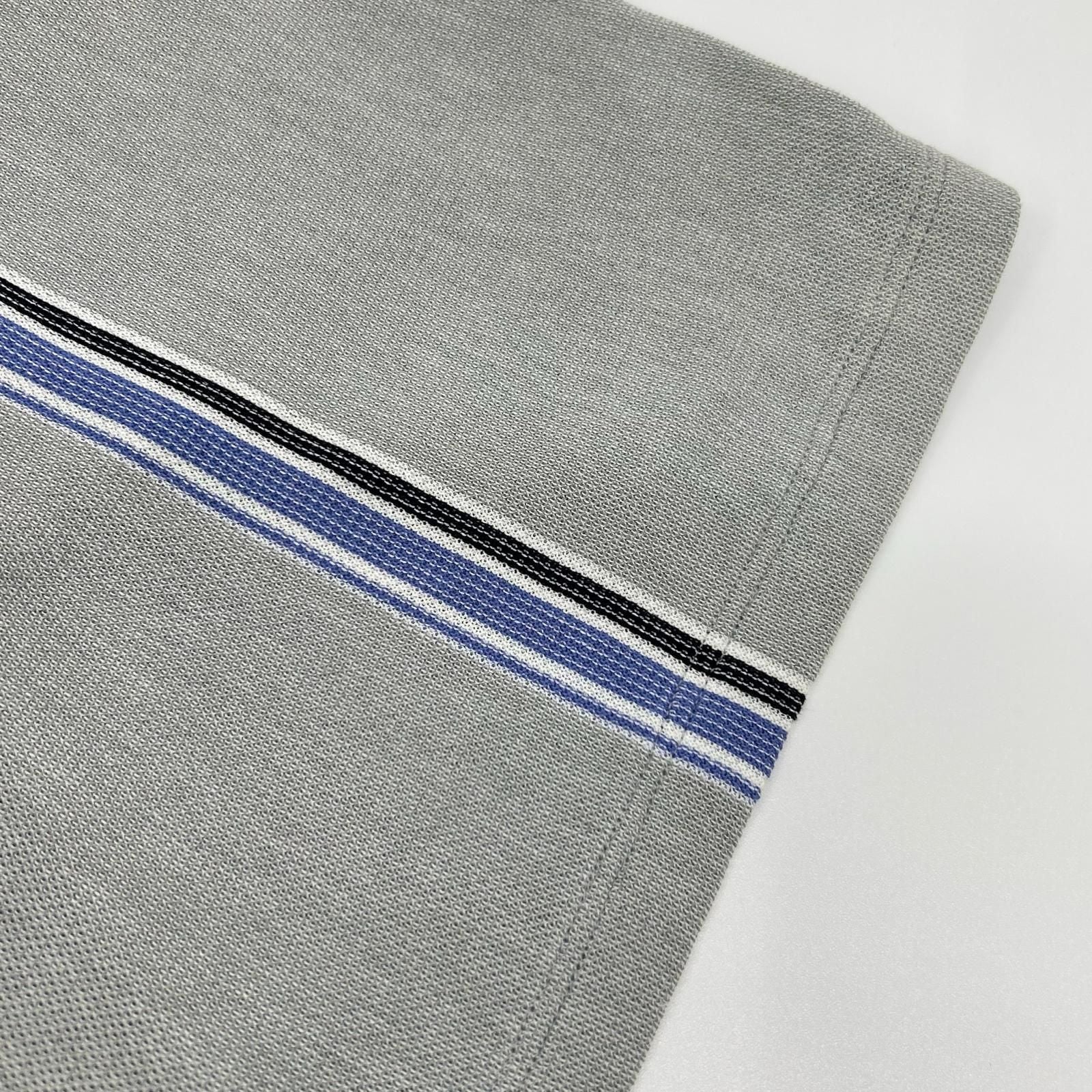 Hermes Navy Cotton 100% Short Sleeve Polo Shirt XL — view 8