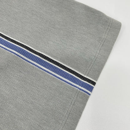 Hermes Navy Cotton 100% Short Sleeve Polo Shirt XL — view 8