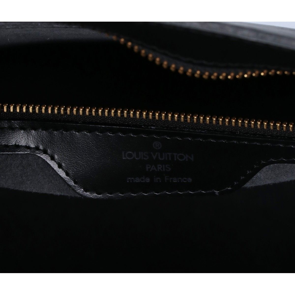 Louis Vuitton Black Epi Saint Jacques Handbag — view 7