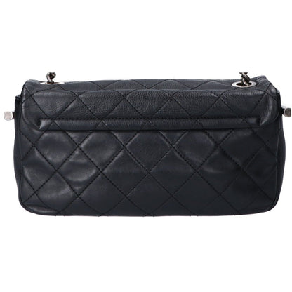Chanel Calfskin Quilted Single Flap Chain Shoulder Bag — view 3