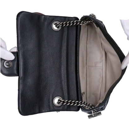 Chanel Calfskin Quilted Single Flap Chain Shoulder Bag — view 6