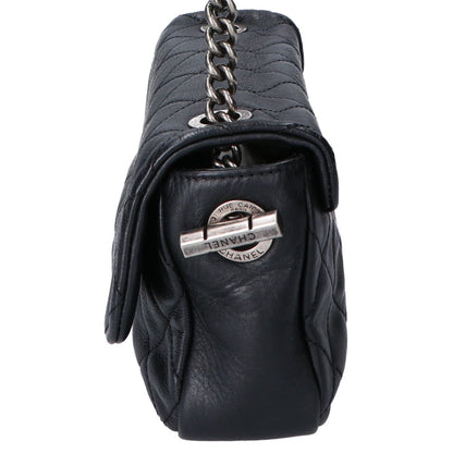 Chanel Calfskin Quilted Single Flap Chain Shoulder Bag — view 2