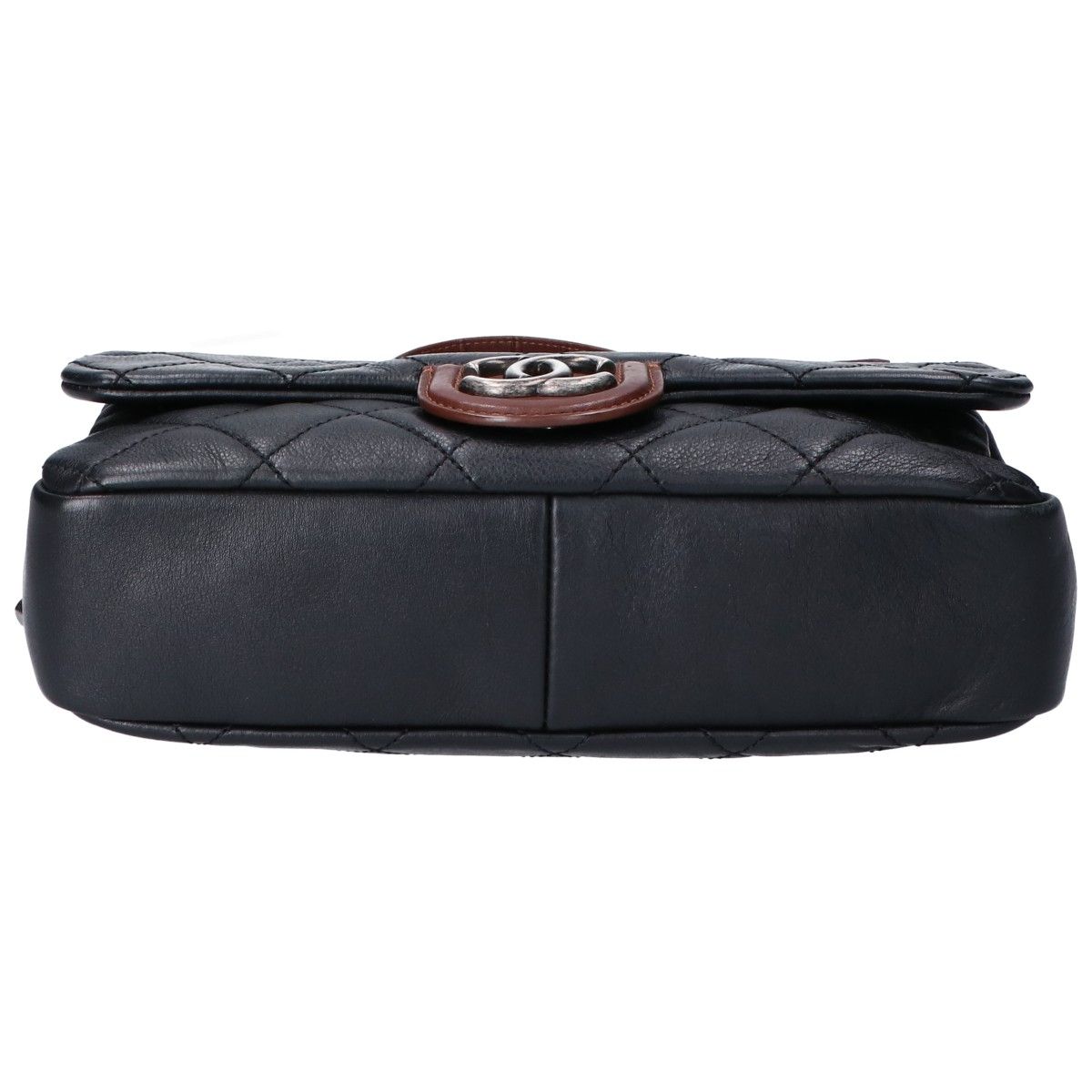 Chanel Calfskin Quilted Single Flap Chain Shoulder Bag — view 5