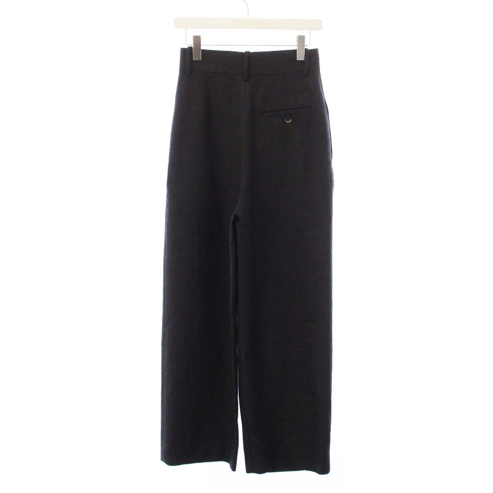 Loewe Wrap Pants Wide Anagram Embroidery 34 Gray — view 2