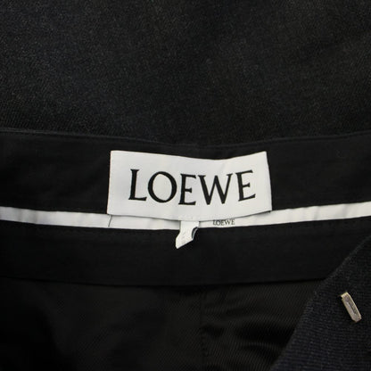Loewe Wrap Pants Wide Anagram Embroidery 34 Gray — view 6