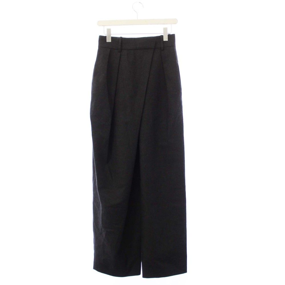 Loewe Wrap Pants Wide Anagram Embroidery 34 Gray