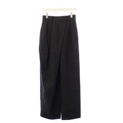 Loewe Wrap Pants Wide Anagram Embroidery 34 Gray