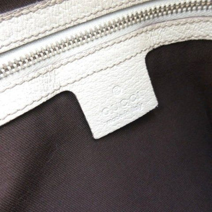 Gucci GG Canvas Tote Shoulder Bag Beige White — view 7