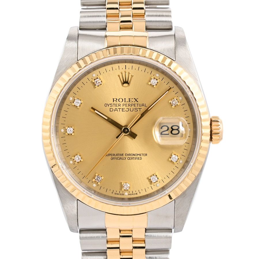 Rolex Watch Datejust Gold