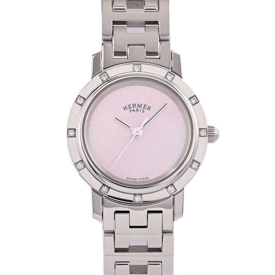 Hermes Watch Clipper Silver