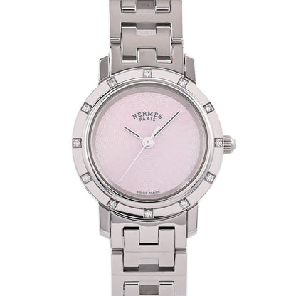 Hermes Watch Clipper Silver