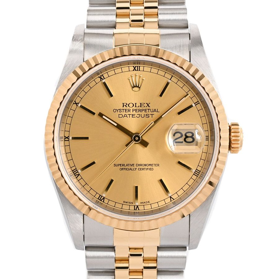 Rolex Watch Datejust Gold